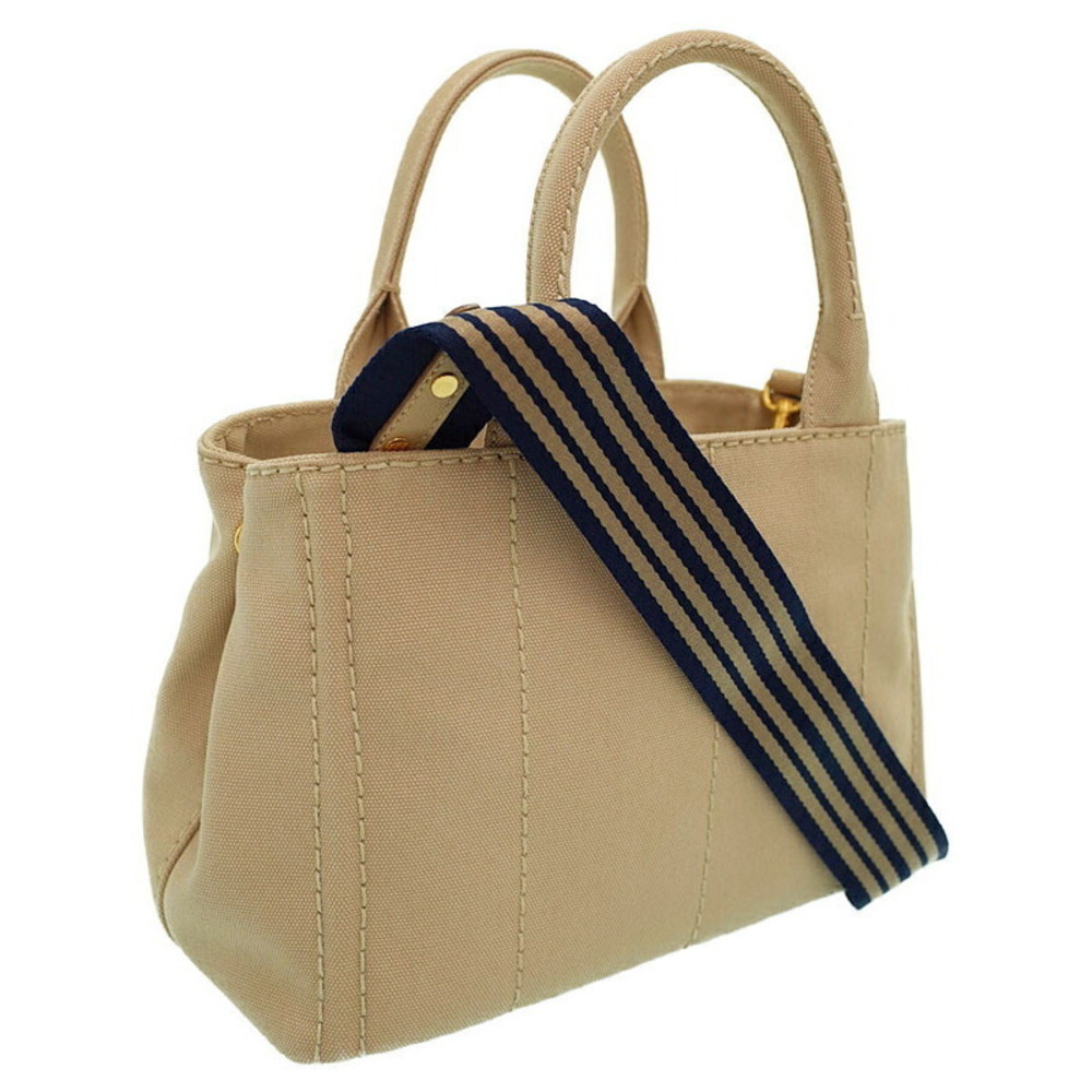 Prada Canapa Tote bag neutral beige canvas Tan - Picture 2 of 9